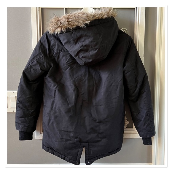 OLD NAVY Kids Black Fall- Winter Jacket - Picture 8 of 9